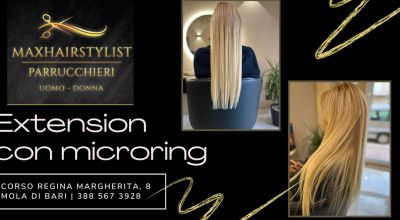  offerta extension con capelli veri con microring mola di bari promozione extension e trattamento alla cheratina mola di bari