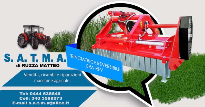 Offerta Vendita TRINCIATRICE REVERSIBILE utilizzabile frontale e posteriore