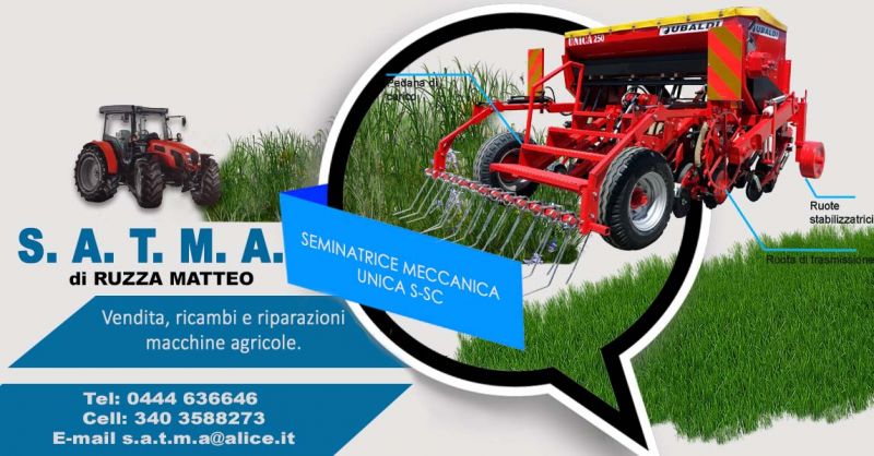 Offerta seminatrice in linea per la semina diretta su terreno non lavorato