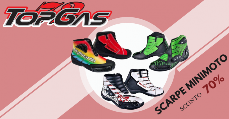 offerta vendita scarpa speedS1 mini moto minigp scontata del 70 percento