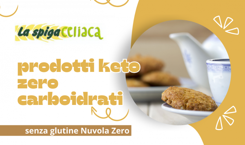 Prodotti keto zero carboidrati senza glutine Nuvola Zero