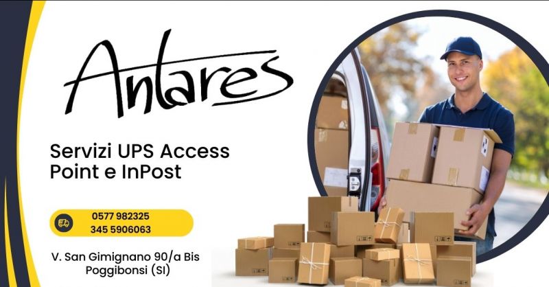 offerta servizio ritiro spedizione pacchi con servizio UPS Access Point e InPost