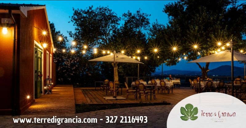 ristorante con terrazza in maremma