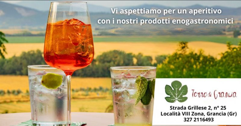  aperitivo con i prodotti enogastronomici