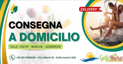  offerta consegna spesa a domicilio golfo aranci promozione servizio delivery per ville e yacht sardegna