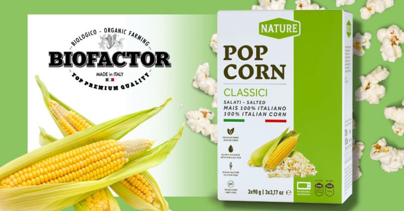  Offerta vendita Popcorn biologici classici per Microonde Gusto Salato