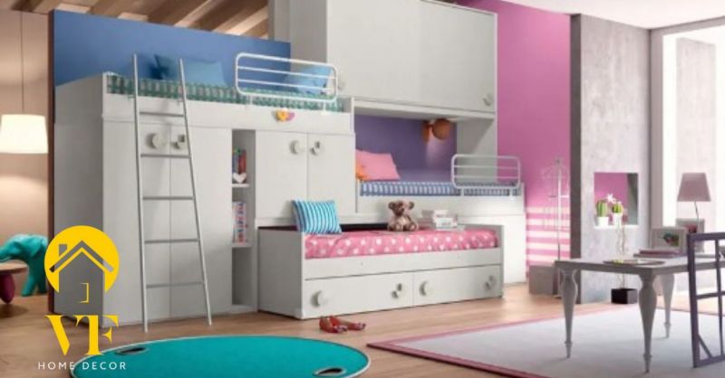 Kids Bedroom Set Composition FIVE - Best Seller by San Martino Mobili Italy