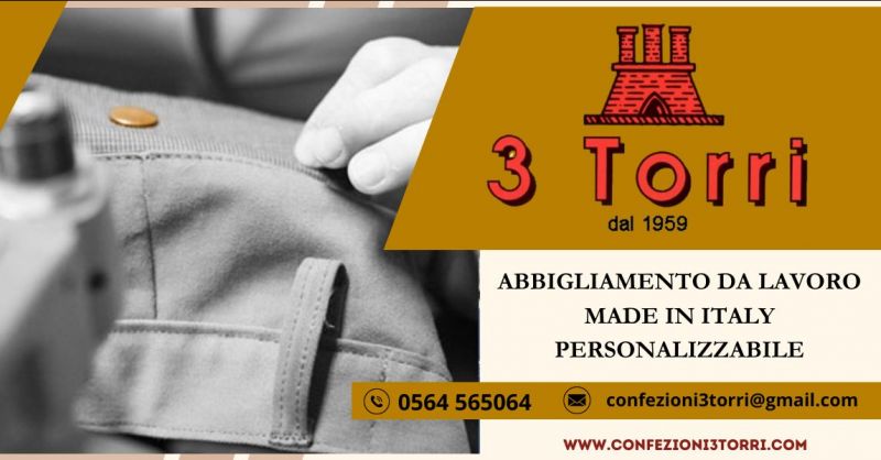 Abbigliamento da lavoro made in Italy personalizzabile