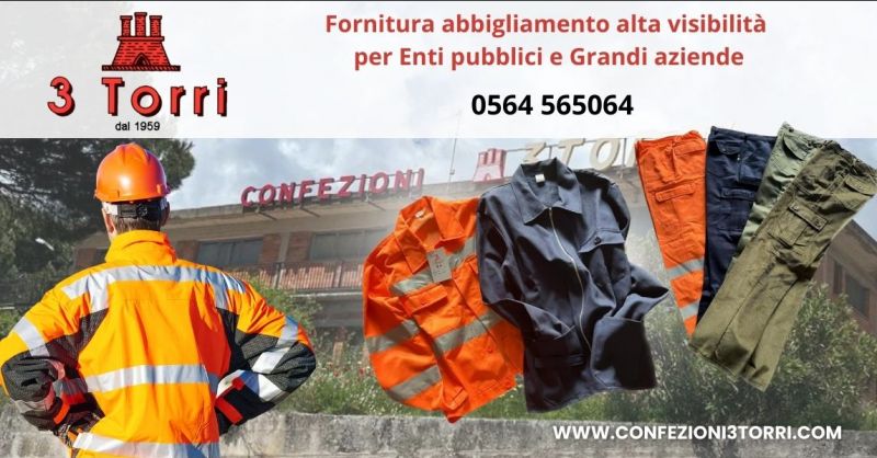 Fornitura abbigliamento alta visibilita da lavoro enti pubblici e aziende