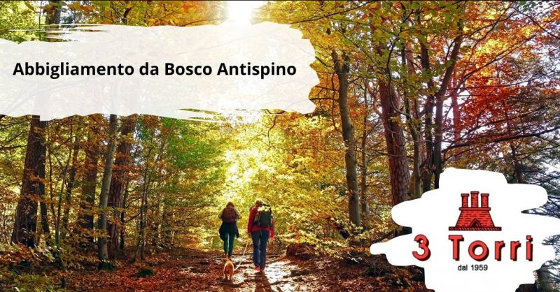 abbigliamento da bosco antispino