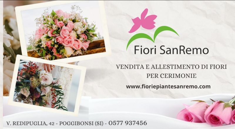 vendita e allestimento di fiori per cerimonie