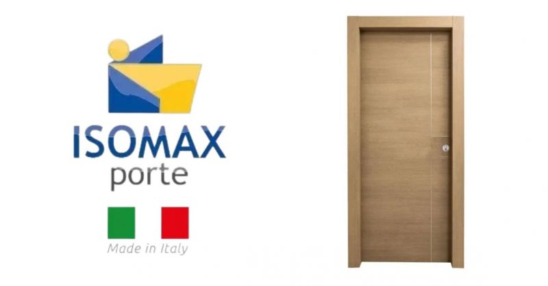 Puerta de interior en laminado imitación madera 100% Made in Italy