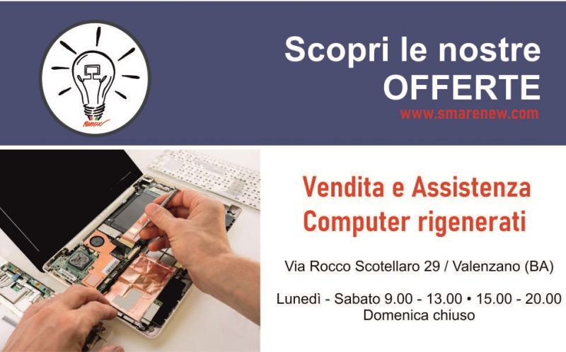 offerta vendita computer usati rigenerati per privati