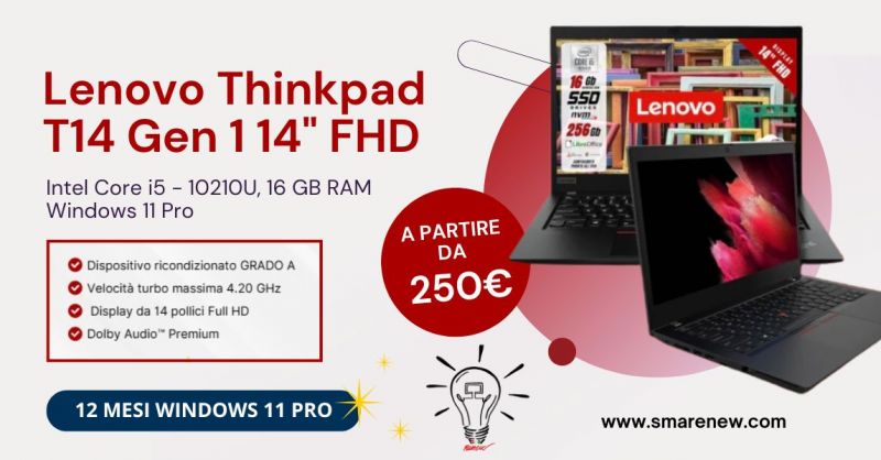 offerta online Pc Lenovo Thinkpad ricondizionato