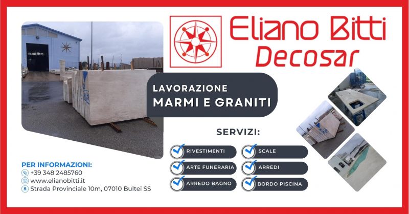  offerta lavorazione marmi e graniti in Sardegna