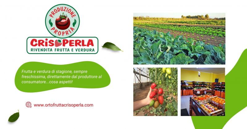 offerta produzione e vendita frutta e verdura di stagione biologica Cabras