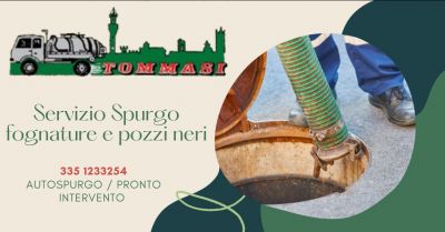  offerta servizio spurgo fognature e pozzi neri intervento rapido