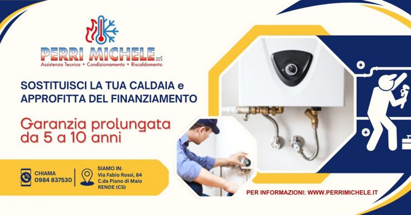 sostituzione caldaia con finanziamento a rende