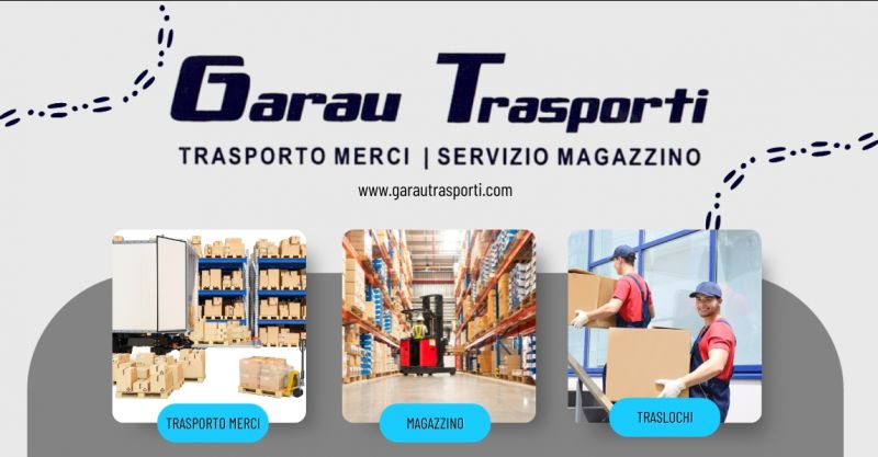 offerta servizi di logistica con trasporto merci e magazzinaggio Sardegna