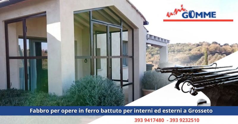 fabbro opere in ferro battuto per interni ed esterni