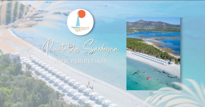 stabilimento servizi spiaggia Puntaldia con vista isola Tavolara