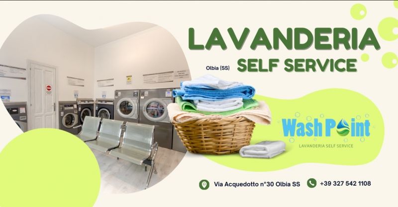 Lavanderia automatica self service Olbia