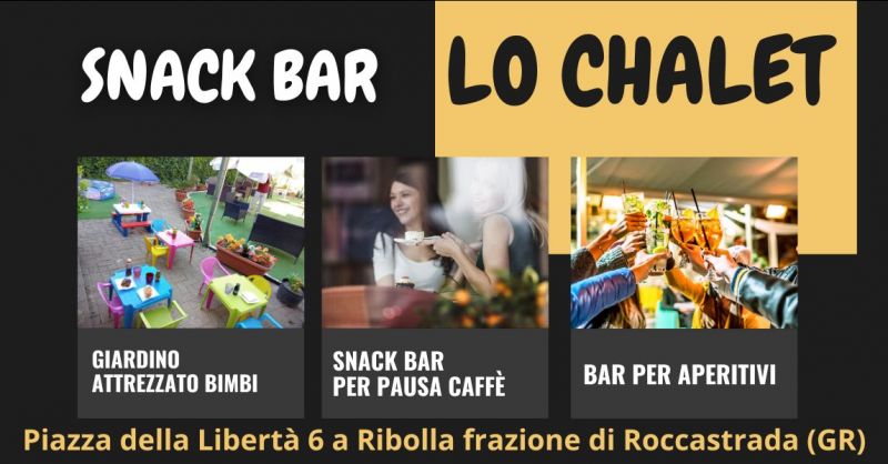 bar con area giochi bimbi a Ribolla