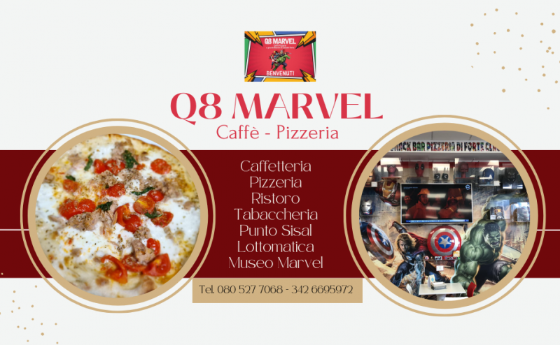 punto di ristoro con pizza a pranzo