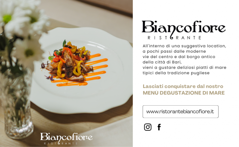 ristorante di pesce con menu degustazione in centro