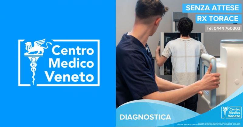 Prenotazione radiografie del torace a Noventa Vicentina e Agugliaro