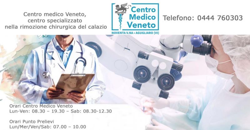 Centro specializzato rimozione chirurgica del calazio a Noventa Vicentina