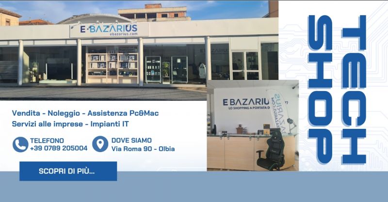 Vendita noleggio assistenza Pc & Mac a Olbia
