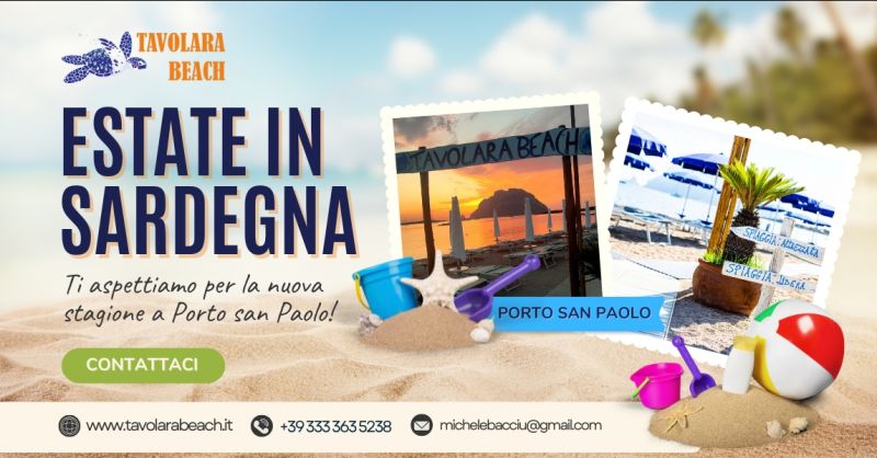 Stabilimento Noleggio lettini e ombrelloni Spiaggia di Porto San Paolo
