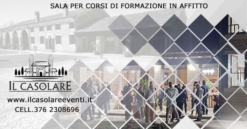 Sale in affitto per corsi di formazione in provincia