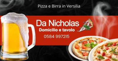 pizza e birra in versilia