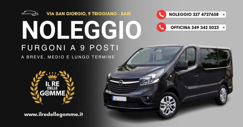 Furgoni a 9 posti a noleggio a Triggiano