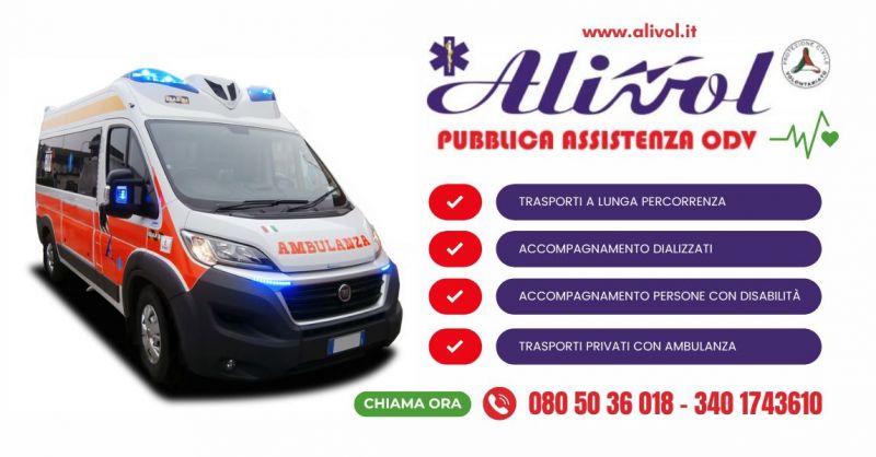 trasporti privati a lunga percorrenza con ambulanza