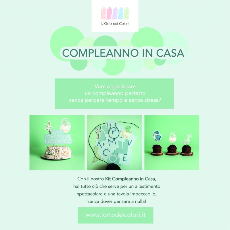 Kit Compleanno in Casa – Decorazioni e Set Tavola per una Festa Perfetta