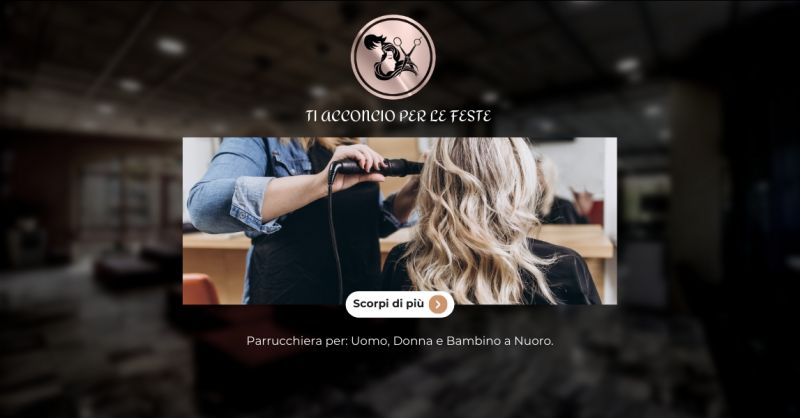 Parrucchiera uomo donna e bambino
