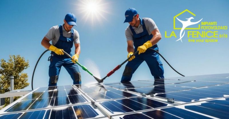 pulizia impianti fotovoltaici professionale con metodi ecologici