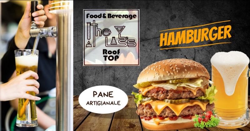 Hamburger di carne con pane artigianale a Castiglione della Pescaia