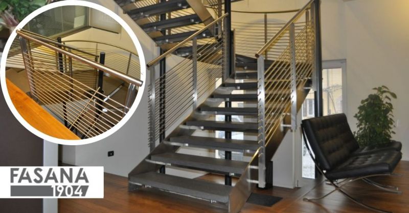 realizzazione su misura di scale in ferro e acciaio inossidabile