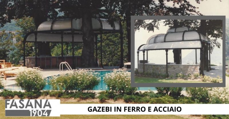 produzione di gazebo in ferro e acciaio