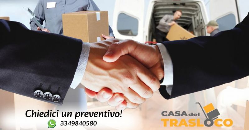 preventivo per servizio di trasloco completo