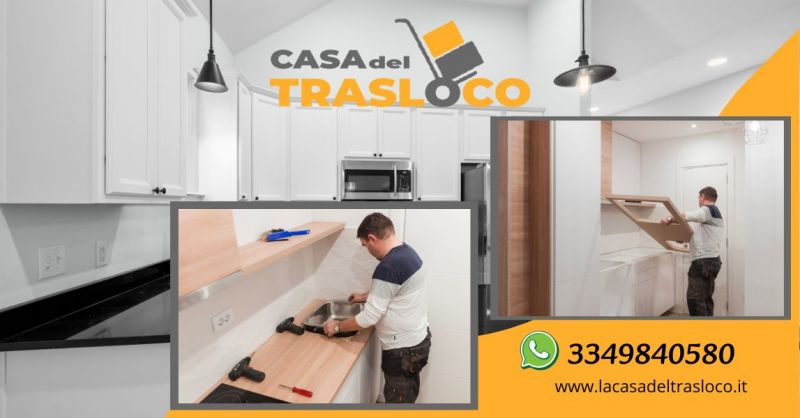 servizio di montaggio e smontaggio piani cucina