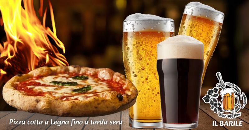 pizzeria con pizza a legna fino a tarda sera