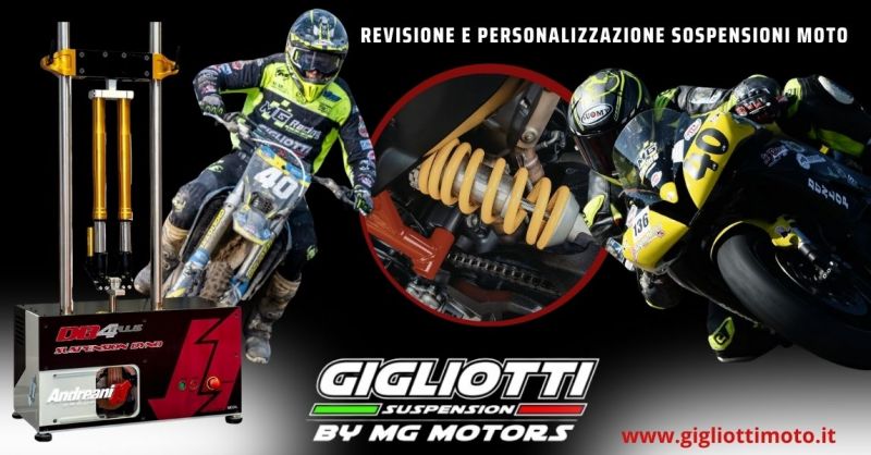 revisione e personalizzazione sospensioni moto in Italia