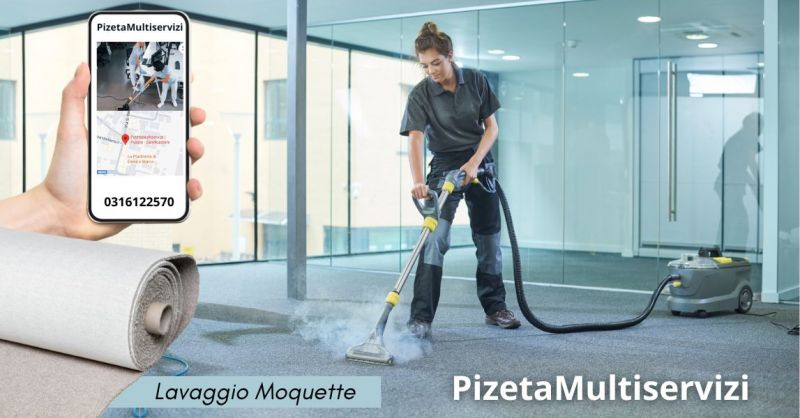 impresa di pulizie per lavaggio moquette