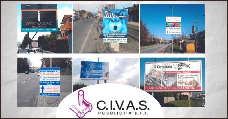 CIVAS PUBBLICITA - promozione agenzia pubblicitaria e cartellonistica stradale Lucca