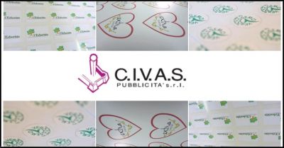 promozione adesivi personalizzabili per aziende e privati lucca civas pubblicita